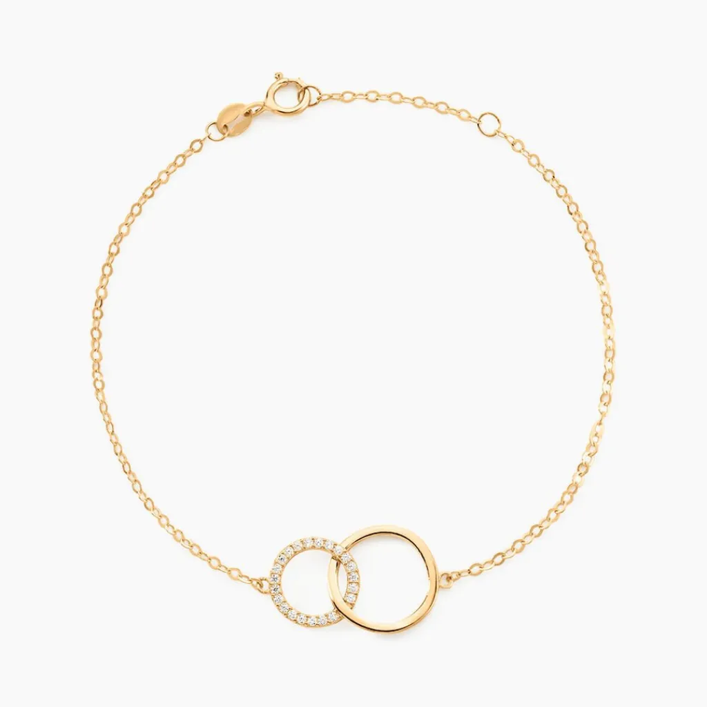 Histoire d'Or Bracelet Or Jaune Nesrine Oxydes or jaune oxyde Sale