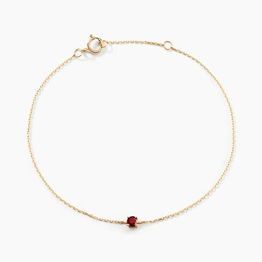 Histoire d'Or Bracelet Or Jaune Onora Rubis Online