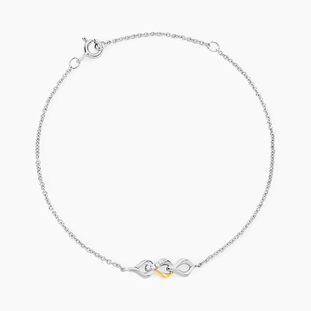Histoire d'Or Bracelet Or Jaune Oxyde De Zirconium Online