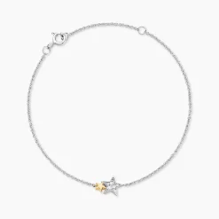 Histoire d'Or Bracelet Or Jaune Oxyde De Zirconium Hot