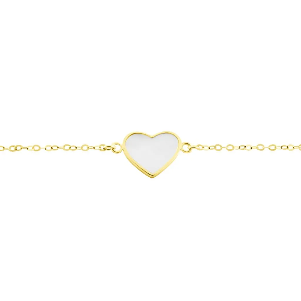 Histoire d'Or Bracelet Or Jaune Pervenche Nacre Sale