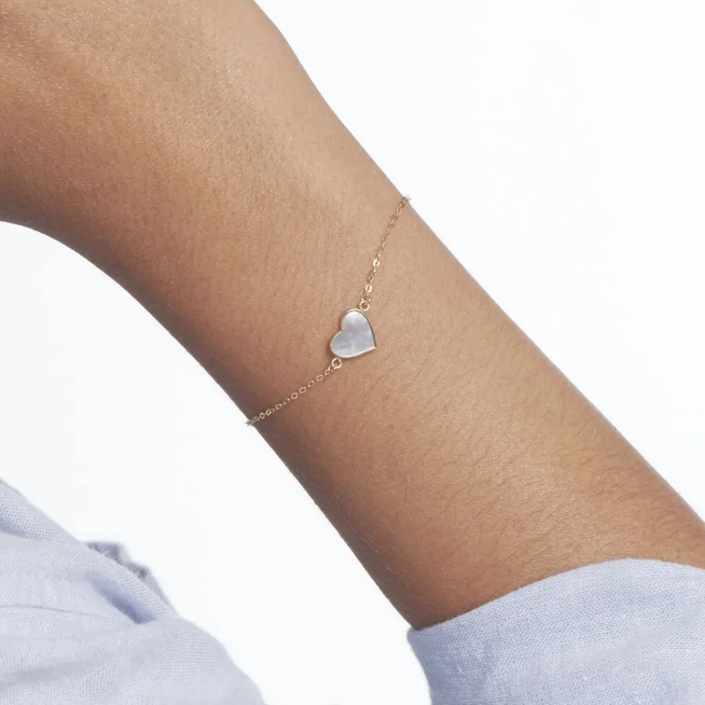 Histoire d'Or Bracelet Or Jaune Pervenche Nacre Sale