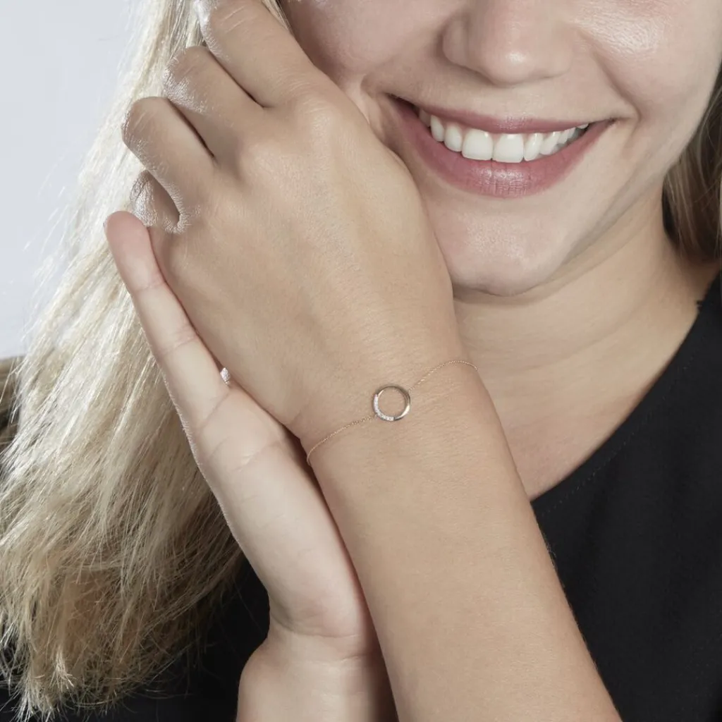 Histoire d'Or Bracelet Or Jaune Vahina Diamants