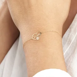 Histoire d'Or Bracelet Or Jaune Veridienne Oxyde New