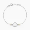 Histoire d'Or Bracelet Oria Argent Blanc Pierre De Synthese