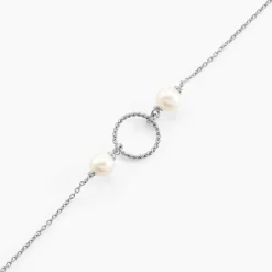 Histoire d'Or Bracelet Oria Argent Blanc Pierre De Synthese