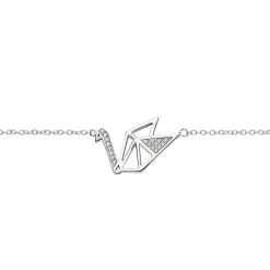 Histoire d'Or Bracelet Origami Argent Blanc Oxyde De Zirconium Outlet