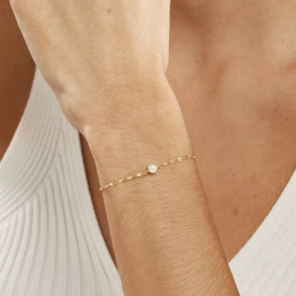 Histoire d'Or Bracelet Paolina Or Jaune Perle De Culture Hot