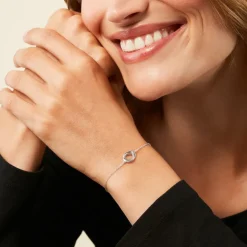 Histoire d'Or Bracelet Paros Argent Blanc Outlet