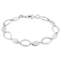 Histoire d'Or Bracelet Paulita Argent Blanc New