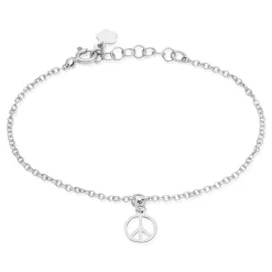 Histoire d'Or Bracelet Paz Argent Blanc New