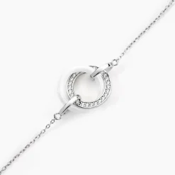 Histoire d'Or Bracelet Peer Argent Blanc Oxyde De Zirconium Best