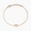 Histoire d'Or Bracelet Phanie Argent Rose Oxyde De Zirconium Discount