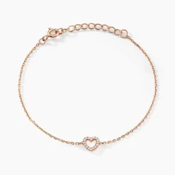 Histoire d'Or Bracelet Phanie Argent Rose Oxyde De Zirconium Discount