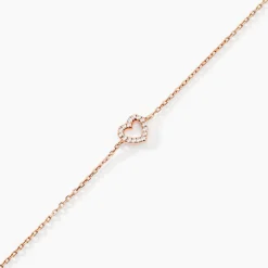 Histoire d'Or Bracelet Phanie Argent Rose Oxyde De Zirconium Discount