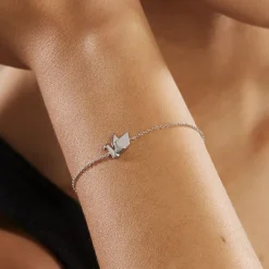 Histoire d'Or Bracelet Pila Argent Blanc New