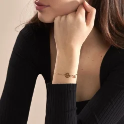 Histoire d'Or Bracelet Plaqué Or Fulvian Oxyde De Zirconium Best