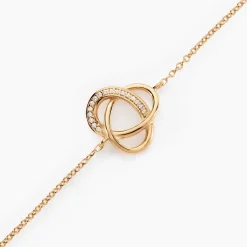 Histoire d'Or Bracelet Plaqué Or Henia Oxydes De Zirconium Sale