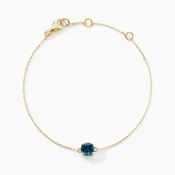 Histoire d'Or Bracelet Plaqué Or Jaune Nilay Oxyde De Zirconium plaqué or jaune oxyde bleu