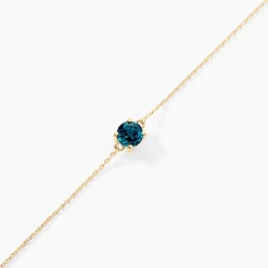 Histoire d'Or Bracelet Plaqué Or Jaune Nilay Oxyde De Zirconium plaqué or jaune oxyde bleu