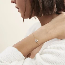 Histoire d'Or Bracelet Plaqué Or Jaune Simao Oxydes De Zirconium