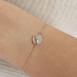 Histoire d'Or Bracelet Plaqué Or Jaune Simao Oxydes De Zirconium