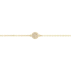 Histoire d'Or Bracelet Plaqué Or Larraso Oxydes De Zirconium Sale