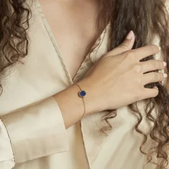 Histoire d'Or Bracelet Plaqué Or Neassasodalite Clearance