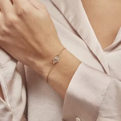 Histoire d'Or Bracelet Plaqué Or Stijn Oxyde De Zirconium Clearance