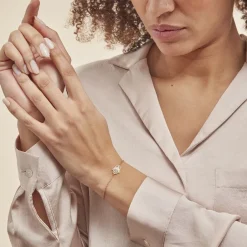 Histoire d'Or Bracelet Plaqué Or Stijn Oxyde De Zirconium Clearance