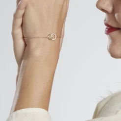 Histoire d'Or Bracelet Poeae Plaqué Or Jaune Oxyde De Zirconium