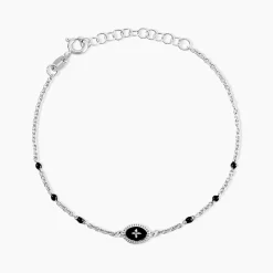 Histoire d'Or Bracelet Polka argent blanc Outlet