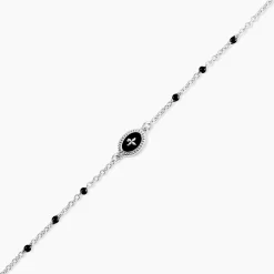 Histoire d'Or Bracelet Polka argent blanc Outlet