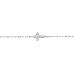 Histoire d'Or Bracelet Priscus Argent Blanc Oxyde De Zirconium