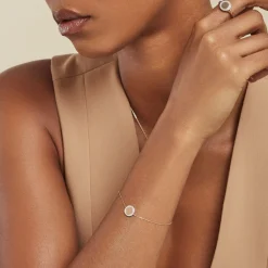 Histoire d'Or Bracelet Promesse Pour L'eternite Or Jaune Diamant Outlet