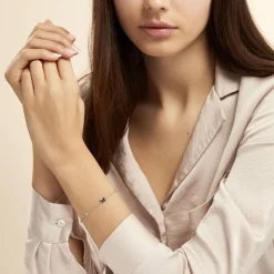 Histoire d'Or Bracelet Rana Argent Blanc Oxyde De Zirconium Discount