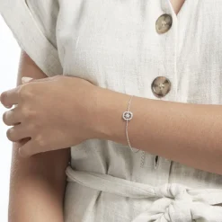 Histoire d'Or Bracelet Ray Argent Oxyde De Zirconium Sale