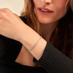 Histoire d'Or Bracelet Rio Tennis De Zirconium argent blanc oxyde Sale