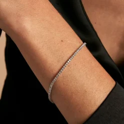 Histoire d'Or Bracelet River Or Blanc Diamant Outlet