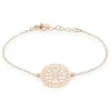 Histoire d'Or Bracelet Rotonda Argent Rose Clearance