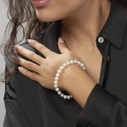 Histoire d'Or Bracelet Sajdaae Or Jaune Perle De Culture D'akoya Online