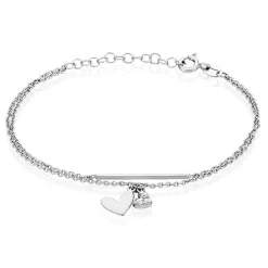 Histoire d'Or Bracelet Salli Argent Blanc Oxyde De Zirconium Sale