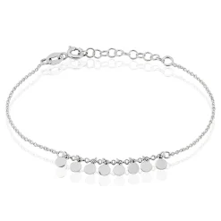 Histoire d'Or Bracelet Savahna Argent Blanc Discount