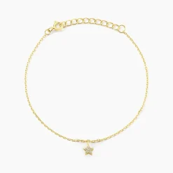 Histoire d'Or Bracelet Saya Argent Jaune Oxyde De Zirconium Best