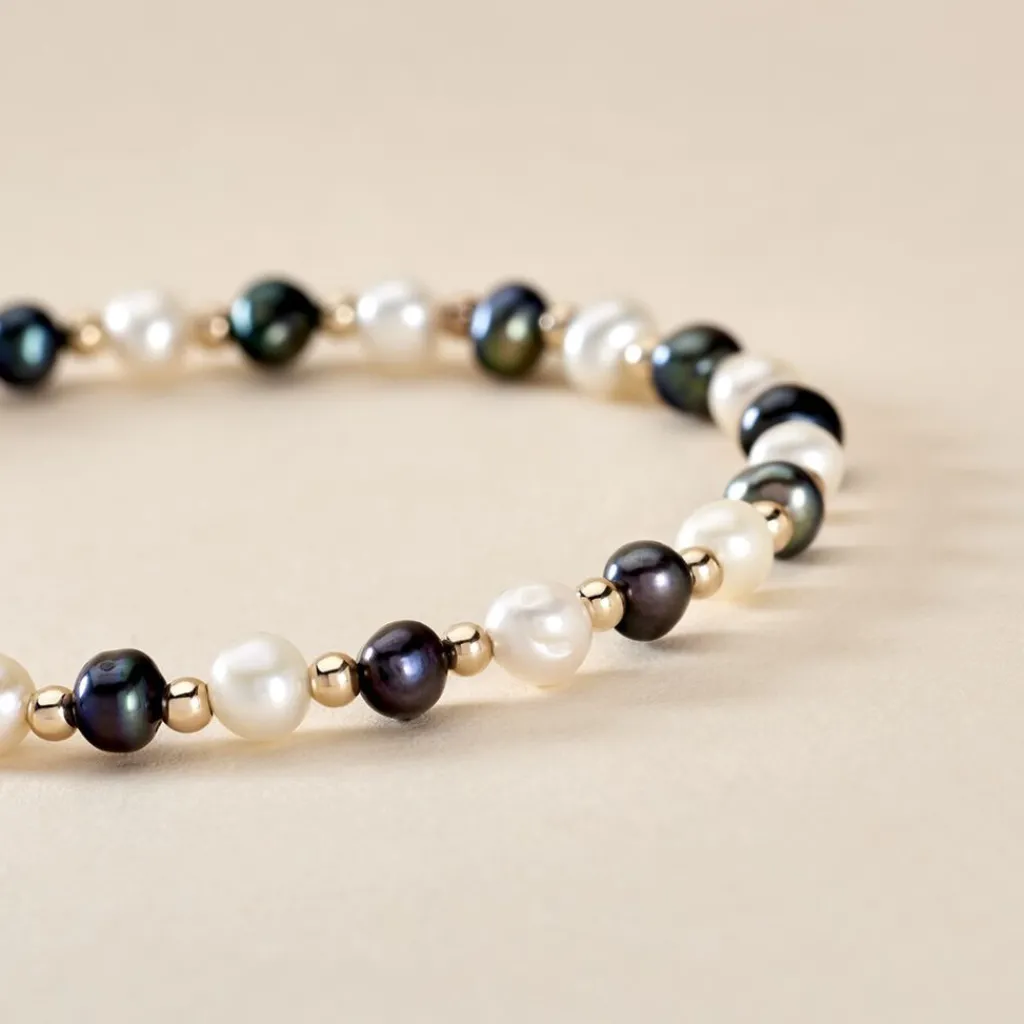 Histoire d'Or Bracelet Selsabile Or Jaune Perle De Culture Online