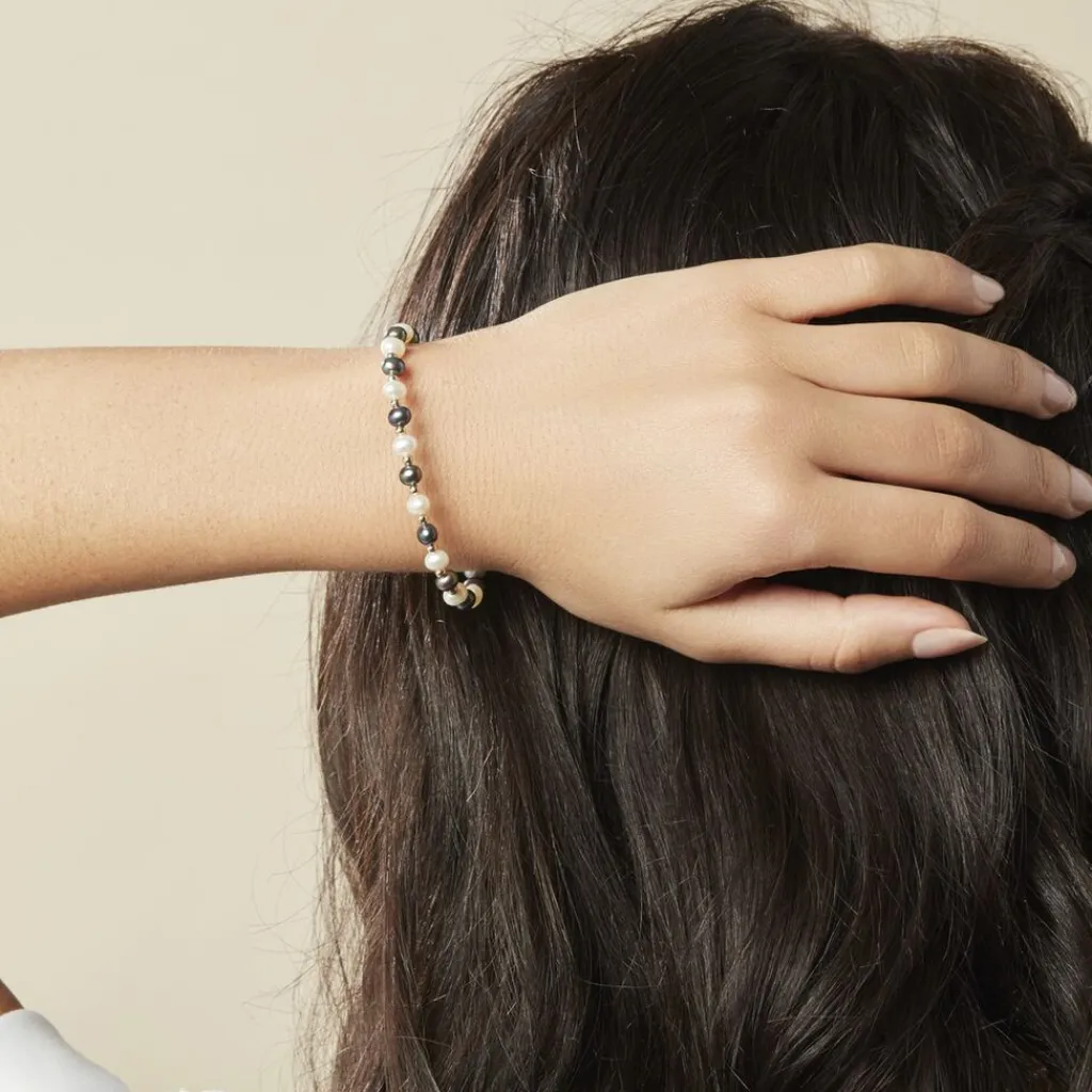 Histoire d'Or Bracelet Selsabile Or Jaune Perle De Culture Online