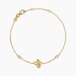 Histoire d'Or Bracelet Selva Plaqué Or Jaune Oxyde De Zirconium Sale