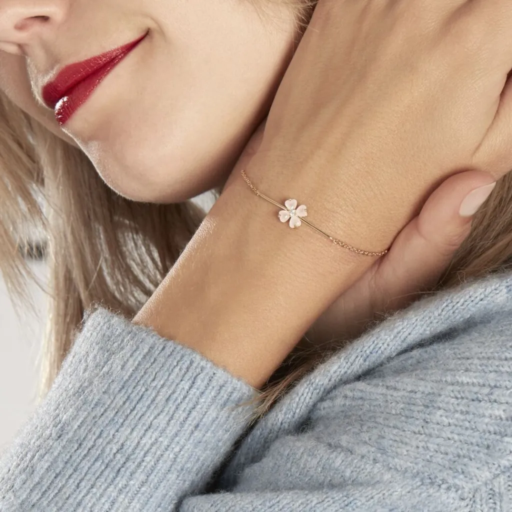 Histoire d'Or Bracelet Sendai Plaqué Or Jaune Oxyde De Zirconium Sale