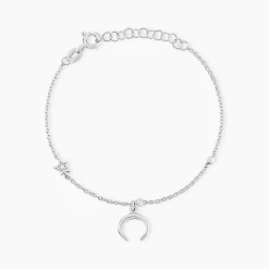 Histoire d'Or Bracelet Serenella Argent Blanc Oxyde De Zirconium New