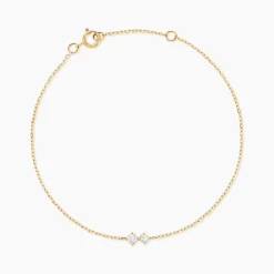 Histoire d'Or Bracelet Serenya Or Jaune Diamant Synthétique Hot